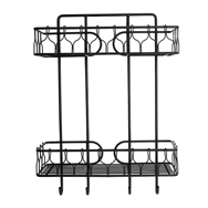 掛式雙層置物架(掛勾版) <br/> Hanging Double-tier Rack(Hooks Version)